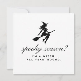 witchy halloween party invitations
