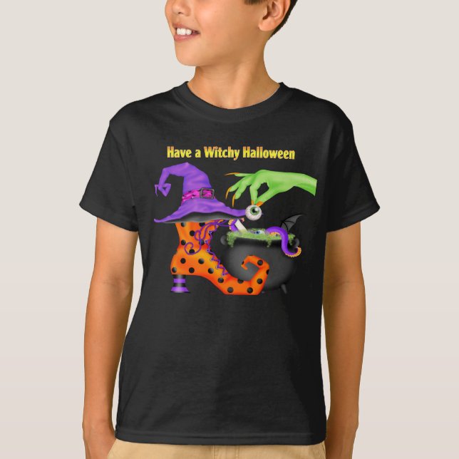 Witchy Halloween T-Shirt (Front)