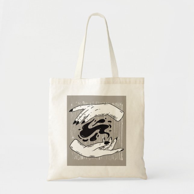 Witchy Hands Tote Bag (Front)