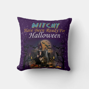Witchy Have Been Ready For Halloween Throw Pillow
