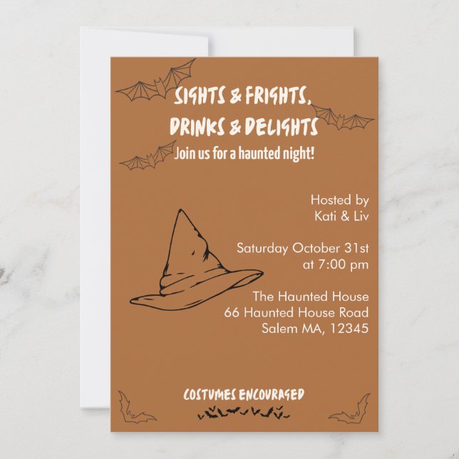 Witchy Invite (Front)