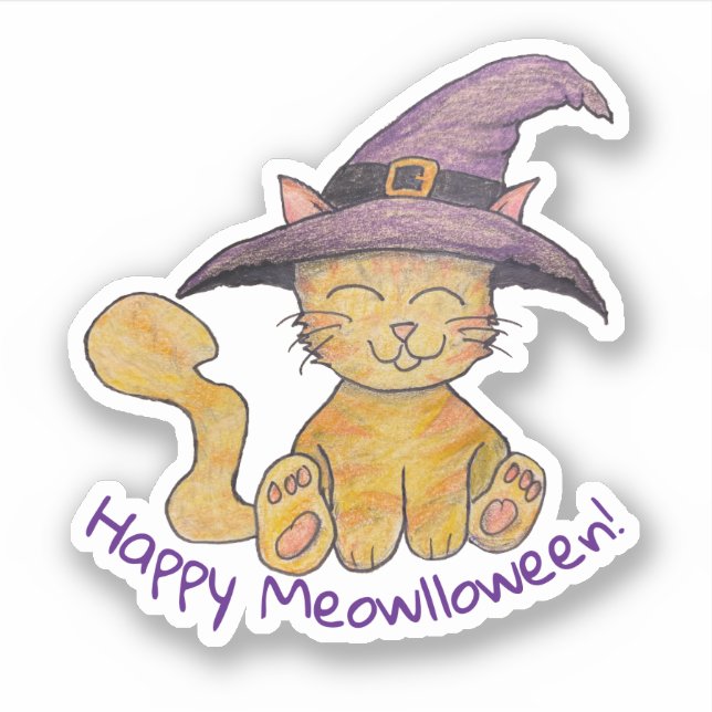 Witchy Kitty Halloween (Front)