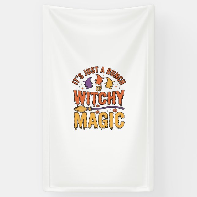 Witchy Magic Halloween Typography Design_1 Banner (Vertical)