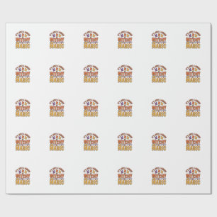 Witchy Magic Halloween Typography Design_1 Wrapping Paper