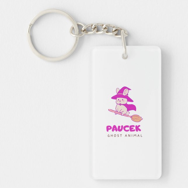 Witchy Mouse Charm Keychain (Front)