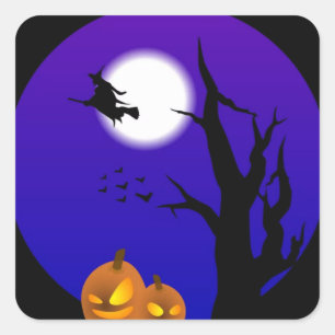 Witchy Nite Square Sticker