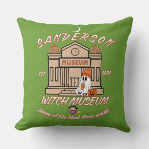 Witchy October Vibes T-shirt Halloween Tee Throw Pillow