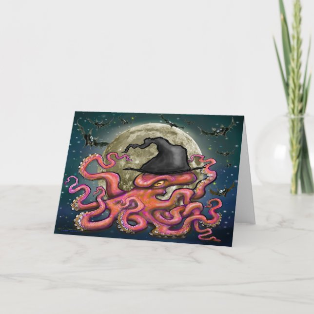 Witchy Octopus Card (Front)