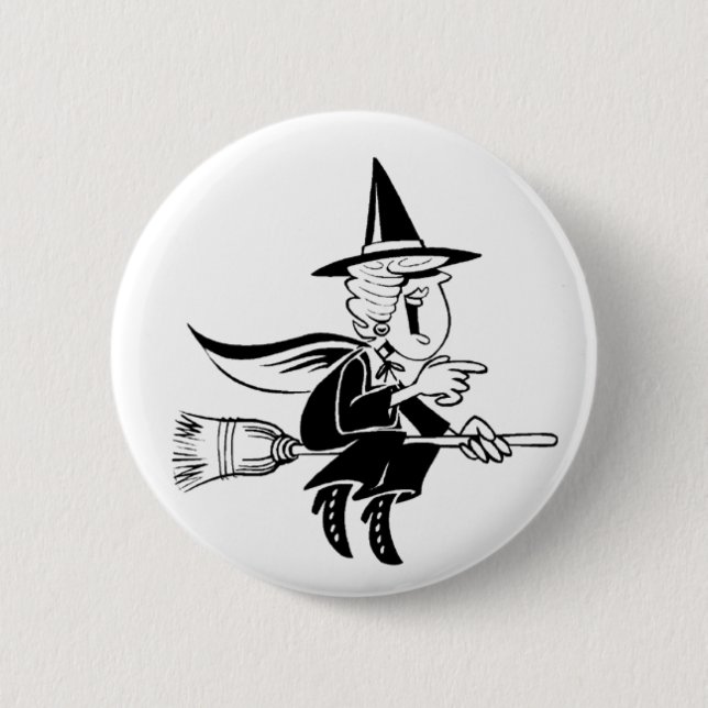 Witchy Poo Button (Front)