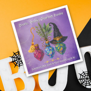 Witchy Potion Party – Halloween Elixir Napkin