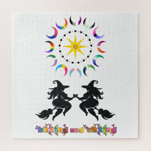 Witchy Queer Pride Jigsaw Puzzle