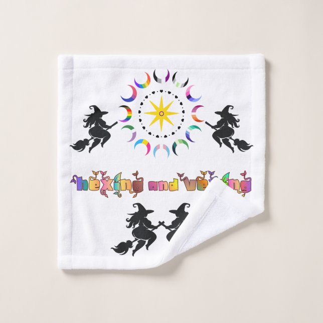 Witchy Queer Pride Wash Cloth (Wash Cloth)