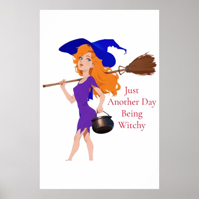 Witchy Redhead Thunder_Cove  Poster (Front)