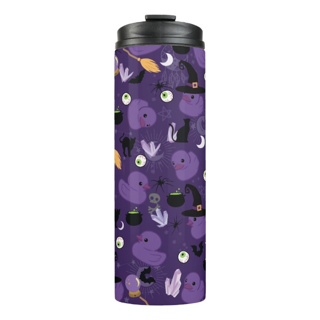 Witchy Rubber Ducks Thermal Tumbler (Front)