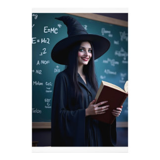 Witchy Science Teacher – Magical Classroom  Photo Print