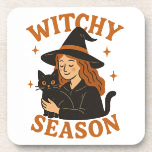 Witchy season coaster