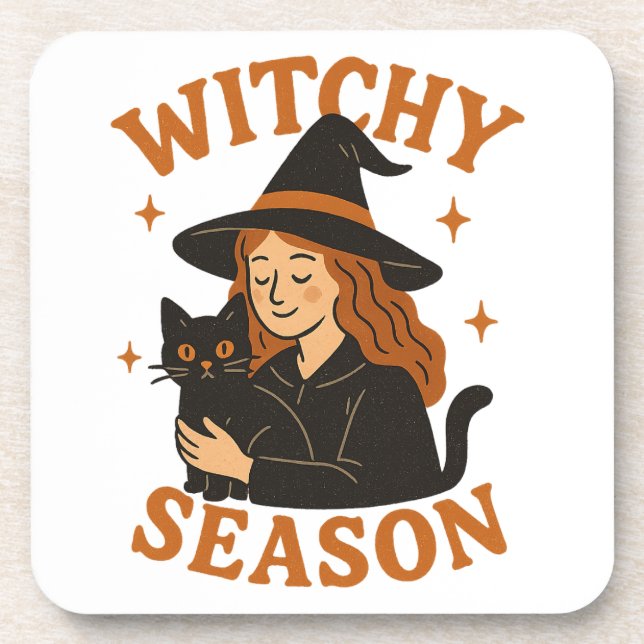 Witchy season coaster (Front)