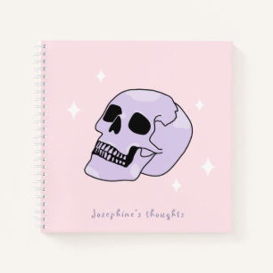 Witchy Skull Personalized Notebook