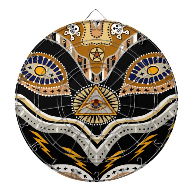 Witchy Spells and Potions Dartboard (Front)