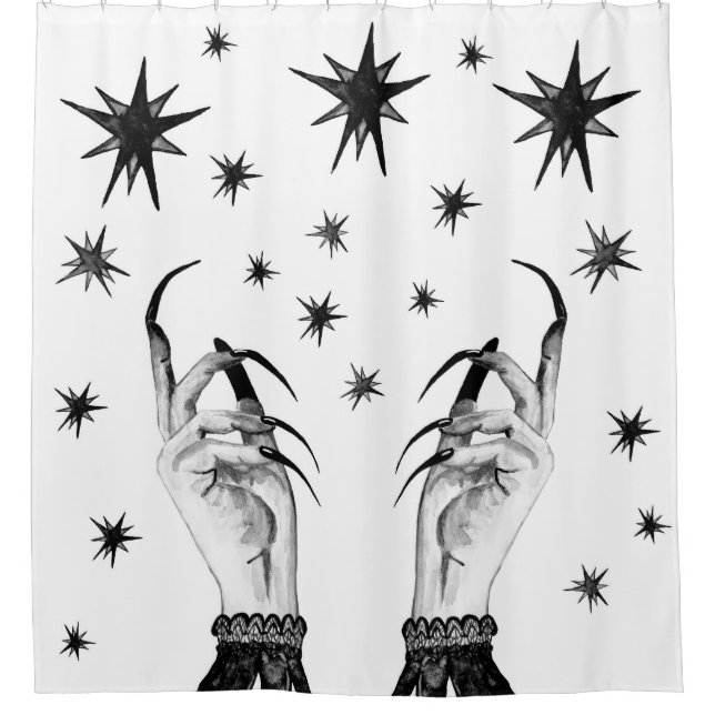 Witchy Stars: Halloween Night Background (Front)