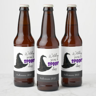 Witchy Vibes - Spooky & Stylish Beer Bottle Label