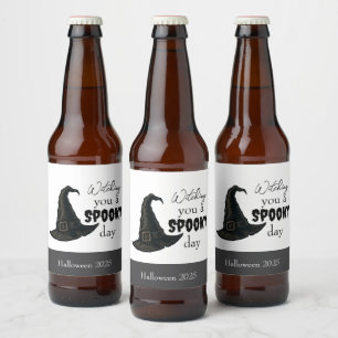 Witchy Vibes - Spooky & Stylish    Beer Bottle Label