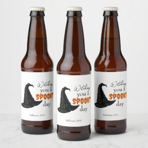 Witchy Vibes - Spooky & Stylish Beer Bottle Label