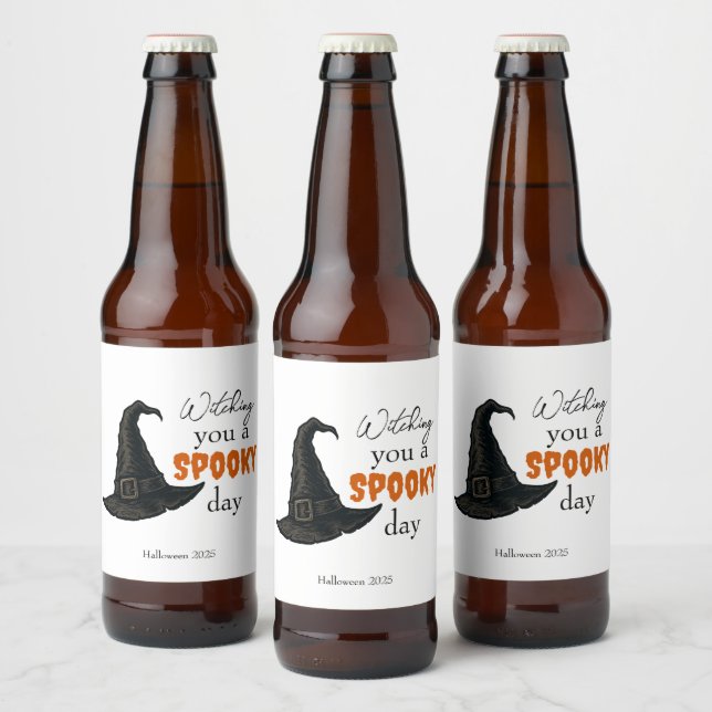 Witchy Vibes - Spooky & Stylish |  Beer Bottle Label (Bottles)