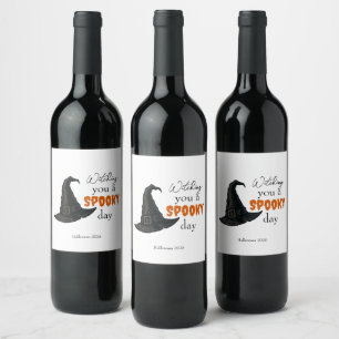 Witchy Vibes - Spooky & Stylish Wine Label