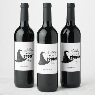 Witchy Vibes - Spooky & Stylish Wine Label