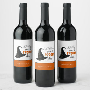 Witchy Vibes - Spooky & Stylish    Wine Label