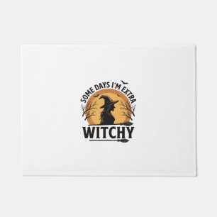 Witchy Vintage Halloween Quote Vector Design_1 Doormat