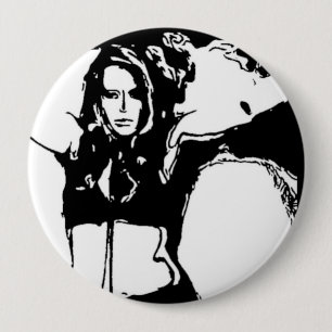 Witchy Woman 4 Inch Round Button