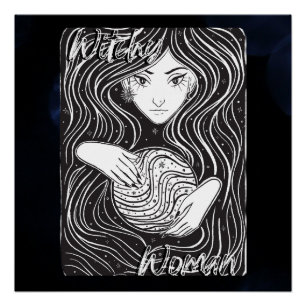 Witchy Woman Artistic Poster