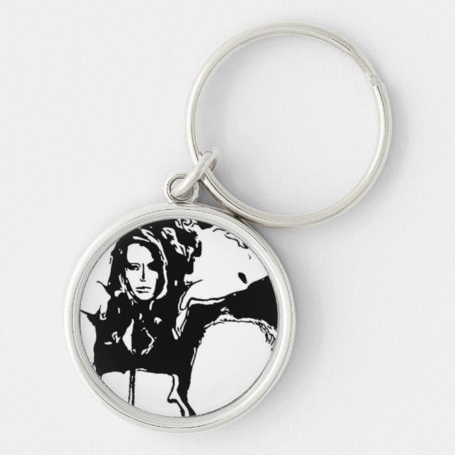 Witchy Woman Keychain (Front)