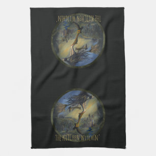 Witchy Woman Kitchen Towel