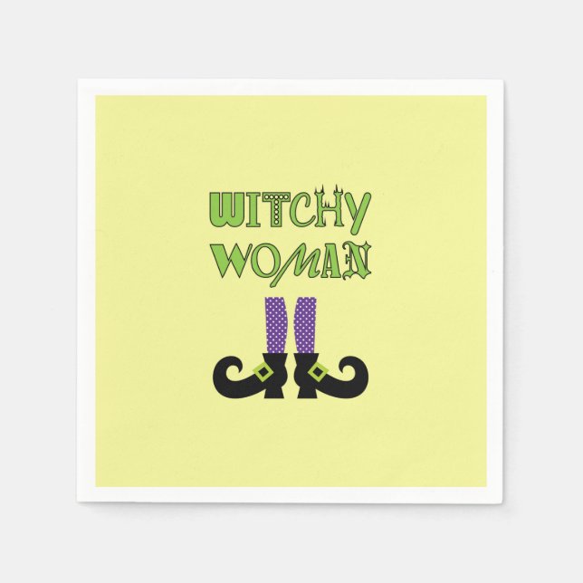 WITCHY WOMAN NAPKIN (Front)