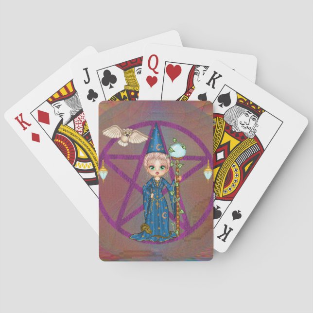Witchy Woman Playing Cards (Back)