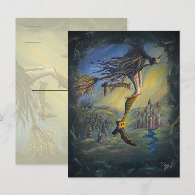 Witchy Woman Postcard (Front/Back)