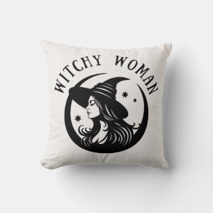 Witchy Woman  Throw Pillow