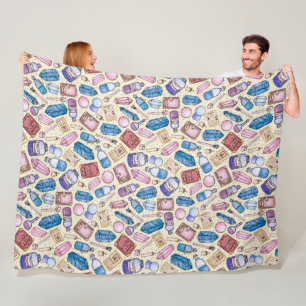 Witchy Wonders Fleece Blanket
