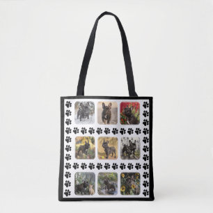 With 9 Customizable photos Paw-trait Perfection Tote Bag