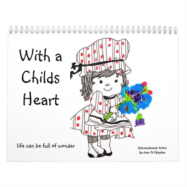 WITH A CHILDS HEART calendar (Cover)