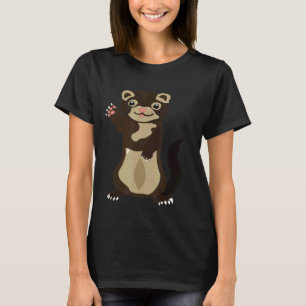 With A Ferret On I Ferret T-Shirt