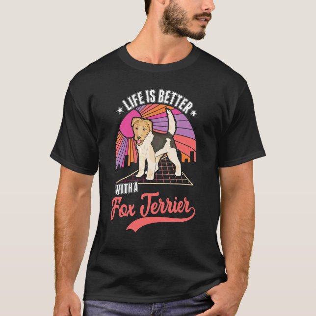 With A Fox Terrier T-Shirt (Front)
