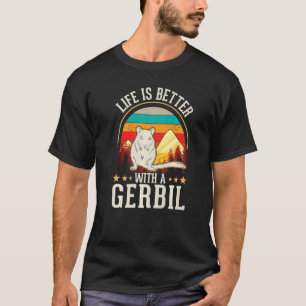 with a Gerbil Racing Rat Gerbil T-Shirt