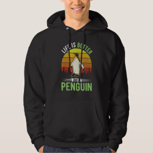 with a Penguin Hoodie