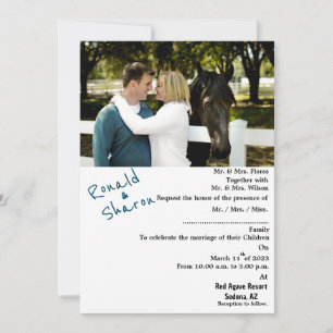 With a Photo  Invitation