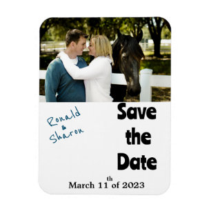 With a Photo  Magnet