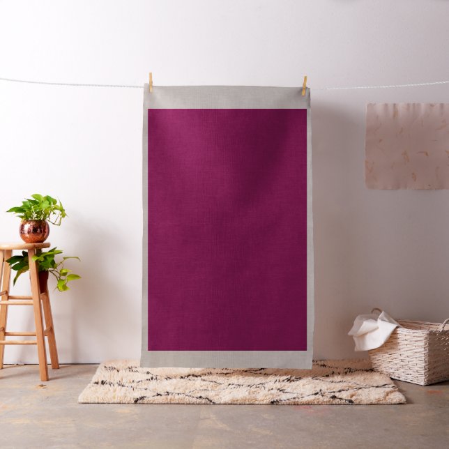 with a Pink Background and White Border Design  Fabric (In Situ)